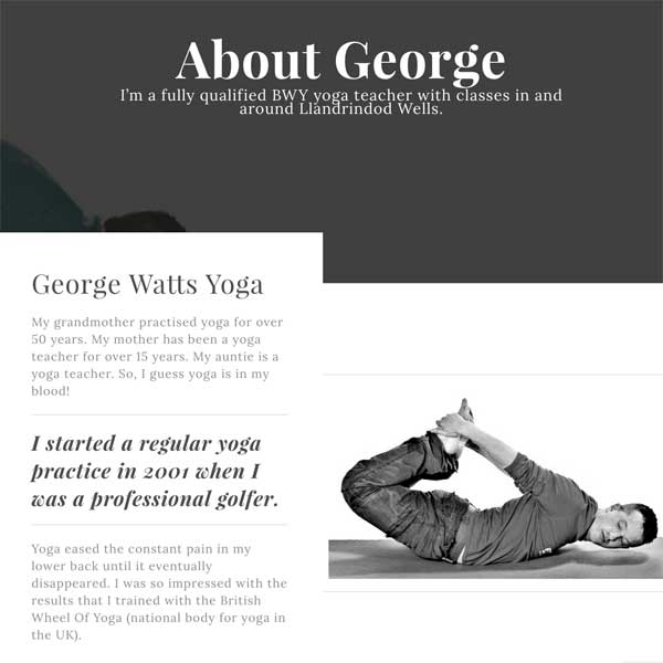 Yoga WordPress Template 1